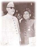 Rafi Sahab with President Zakir Hussain